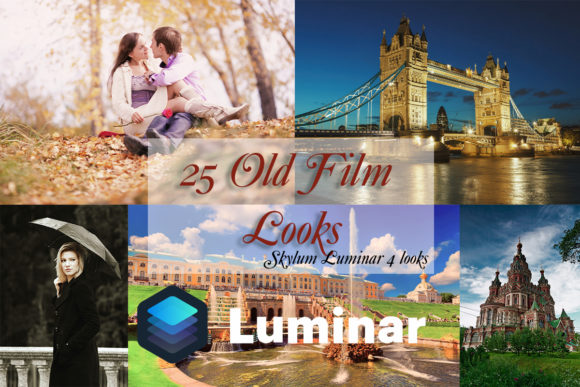 Download 25 Skylum Luminar 4 Old Film Looks - Film look Collection